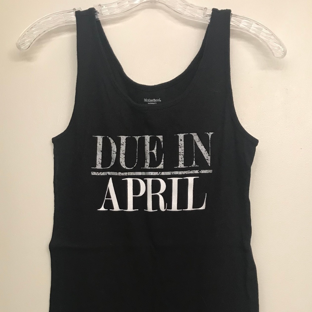 Due in April Maternity tank top